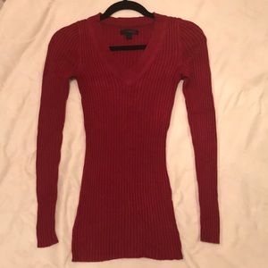 Express Long Sleeve V Neck Sweater!